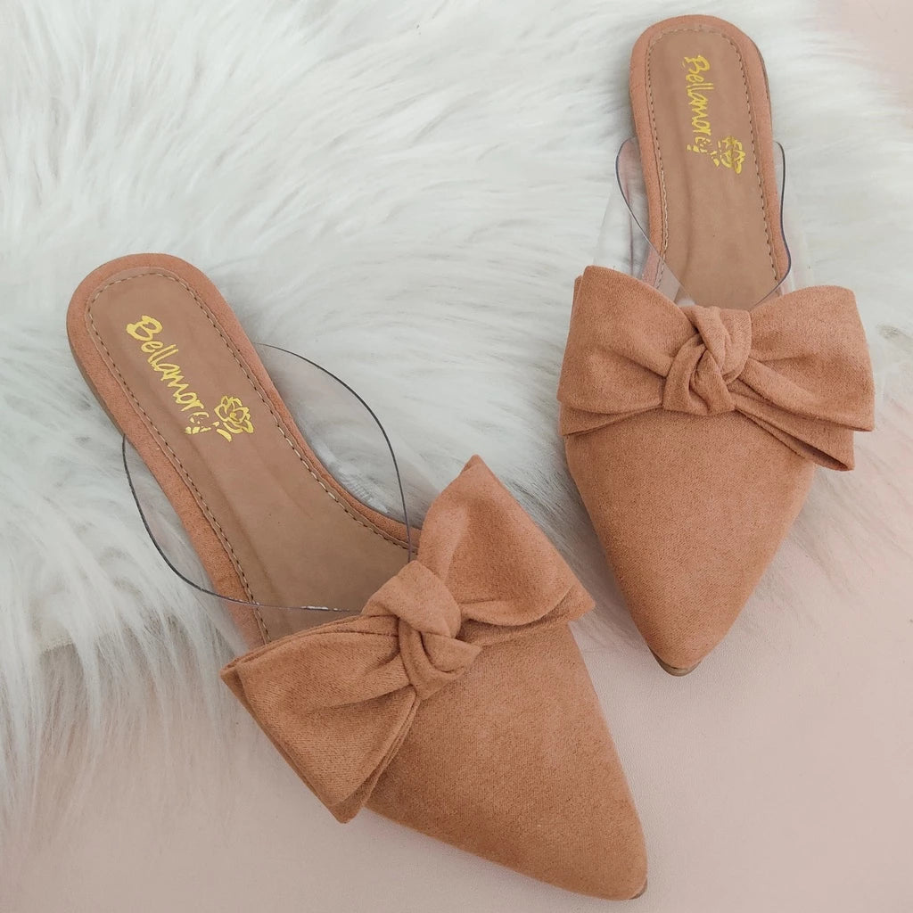 Mule Feminino Bico Fino Cristal