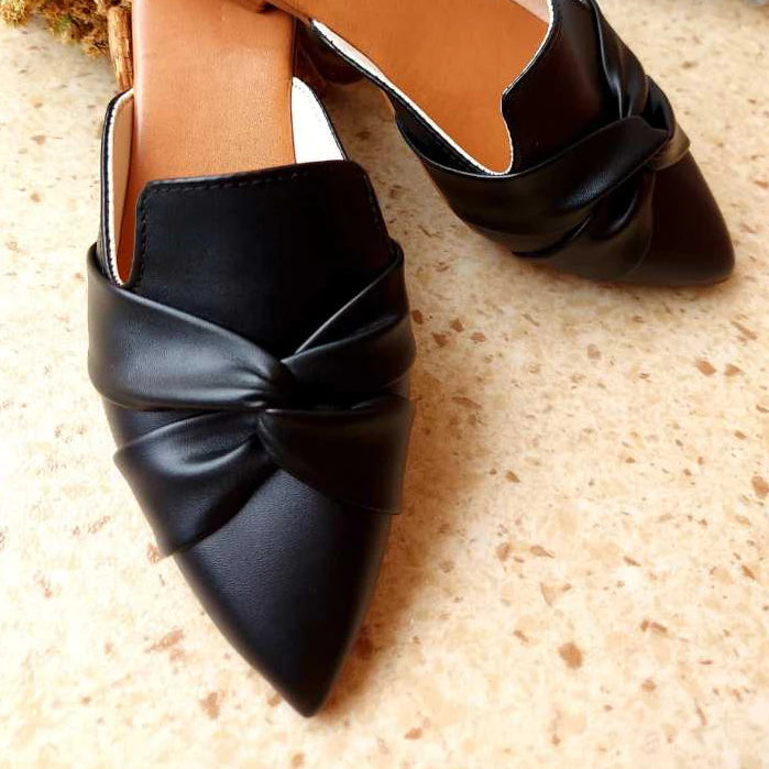 Mule Feminino Bico Fino Cristal