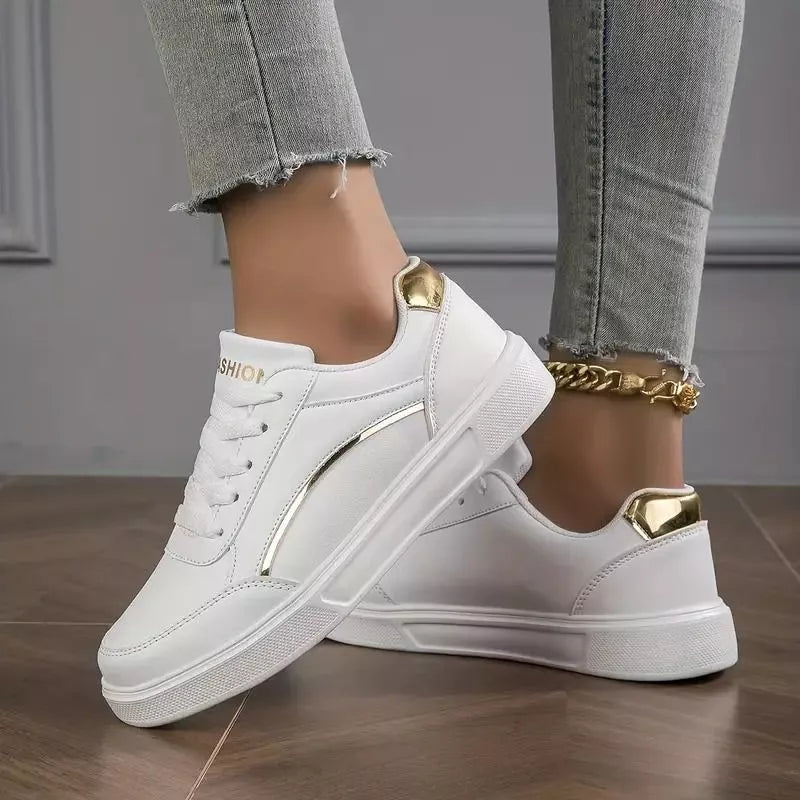 Tenis Feminino Casual Branco Retrô Clássico Original Force