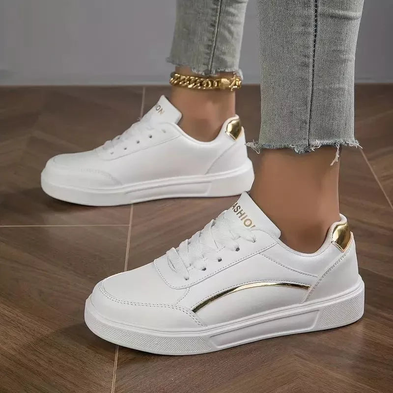 Tenis Feminino Casual Branco Retrô Clássico Original Force