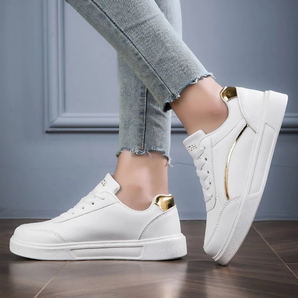 Tenis Feminino Casual Branco Retrô Clássico Original Force