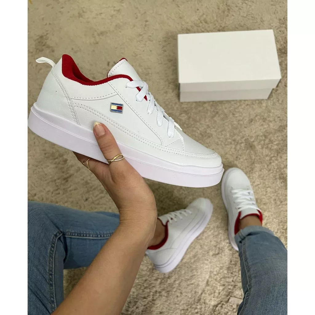 Tenis branco casual tenis