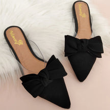 Mule Feminino Bico Fino Cristal