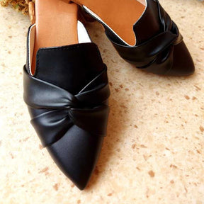 Mule Feminino Bico Fino Cristal