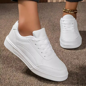 Tenis Feminino Casual Branco Retrô Clássico Original Force