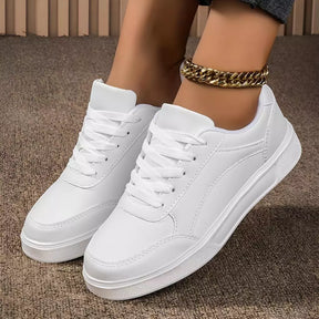 Tenis Feminino Casual Branco Retrô Clássico Original Force