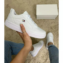 Tenis branco casual tenis
